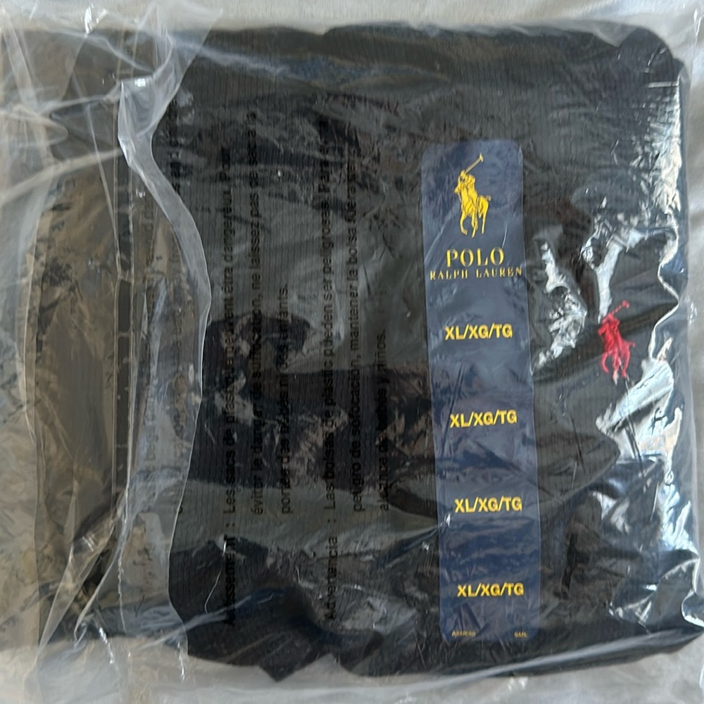 Brand new Polo Ralph Lauren sweater/sleepwear! XL/Black with red Polo emblem